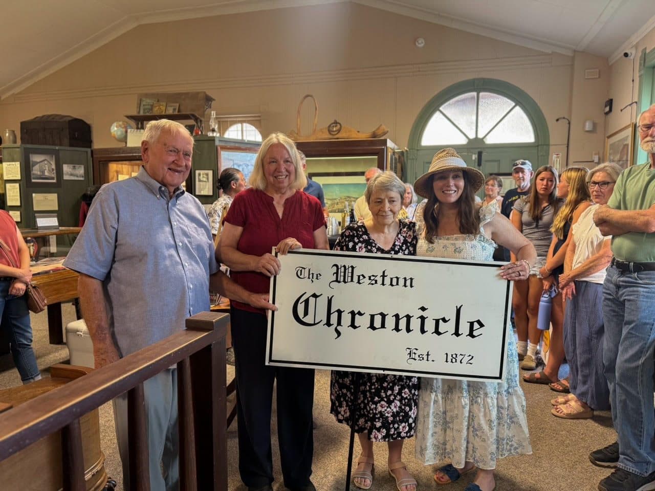 Weston Honors McPhersons for 42 Years at Helm of Weston Chronicle